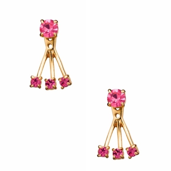 Kate Spade Dainty Sparklers Ear Jacket Earrings - Picture 2 of 7